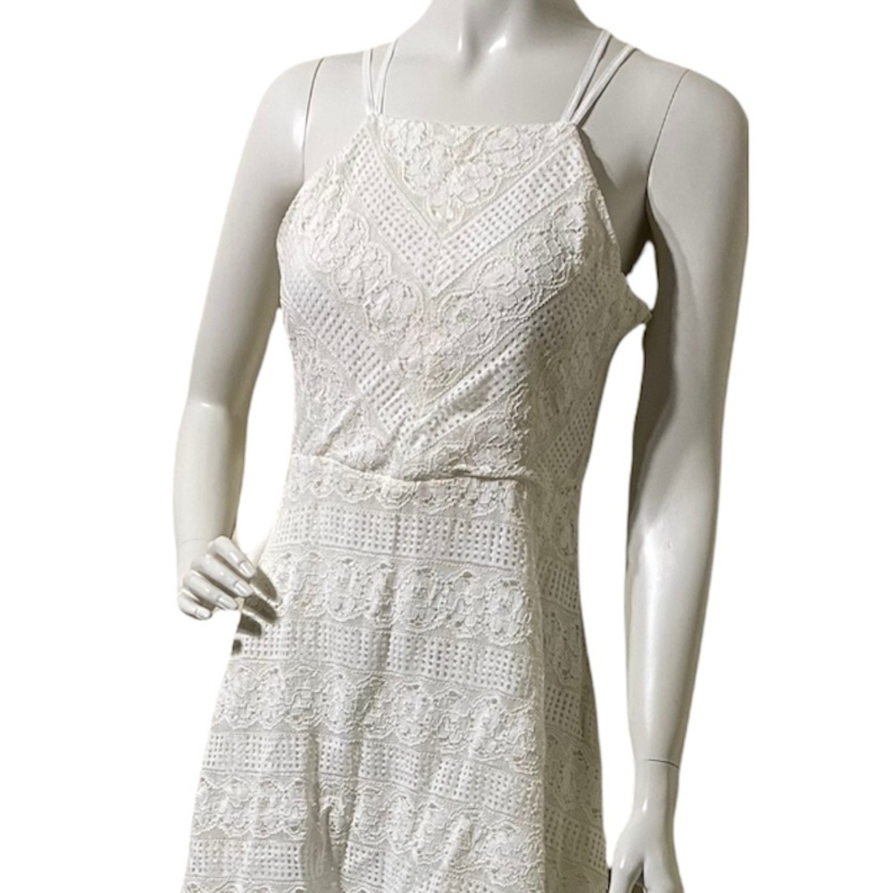 Kimchi Blue White Lacey Dress Strappy Back